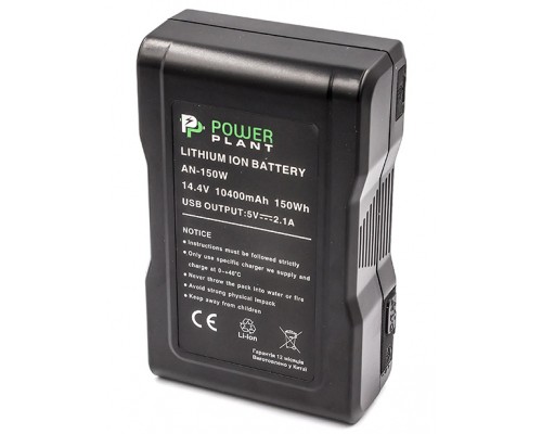 Акумулятор до фото/відео PowerPlant Gold mount Sony AN-150W 10400mAh (CB970216)
