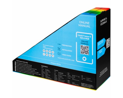 Система рідинного охолодження Arctic Liquid Freezer II 420 A-RGB (ACFRE00109A)
