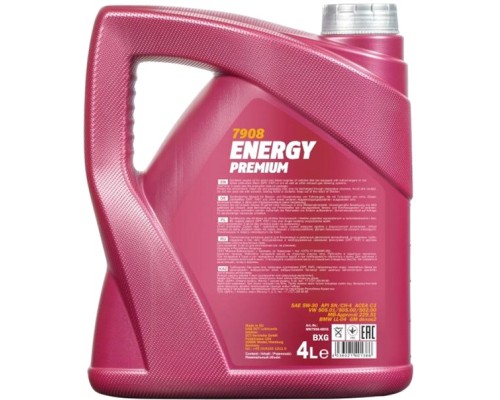 Моторна олива Mannol ENERGY PREMIUM 4л 5W-30 (MN7908-4)