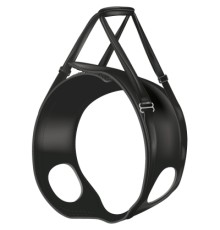 Шлея для собак Trixie підтримувальна L 65-75 см чорна (4053032407466)