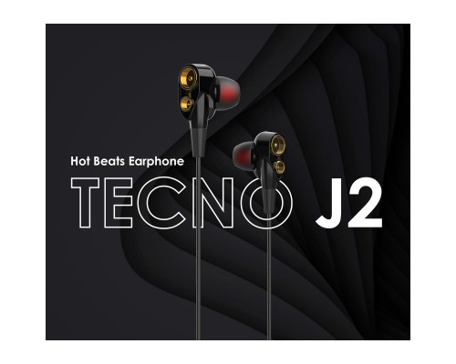 Навушники Tecno Hot beats J2 (4895180748967)