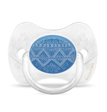 Пустушка Suavinex Couture 0-4 міс фізіологічна темно-синя (304211)