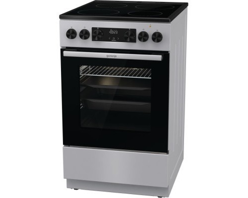 Плита Gorenje GEC5C41SG електрична склокерамічна, 70л, 50x60см, дисплей, прог (GEC5C41SG)