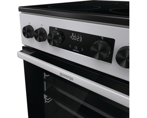 Плита Gorenje GEC5C41SG електрична склокерамічна, 70л, 50x60см, дисплей, прог (GEC5C41SG)