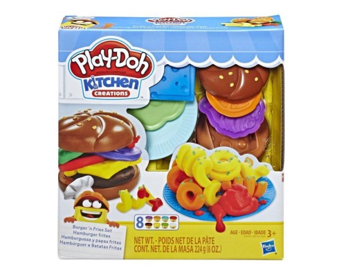 Набір для творчості Hasbro Play-Doh Бургер і картопля фрі (E5472)