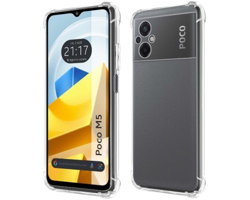 Чохол до мобільного телефона BeCover Anti-Shock Poco M5 4G Clear (708630)