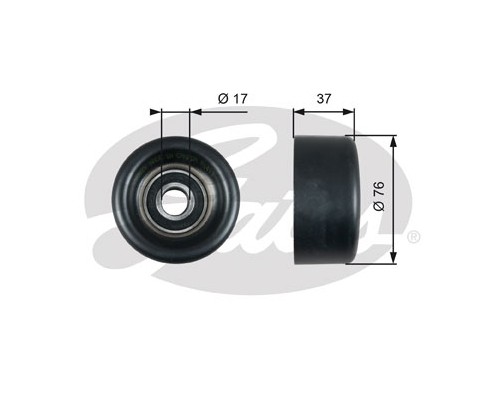 Ролик натягувача ременя Gates T38028