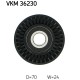 Ролик натягувача ременя SKF VKM 36230