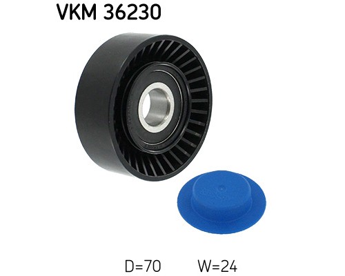 Ролик натягувача ременя SKF VKM 36230