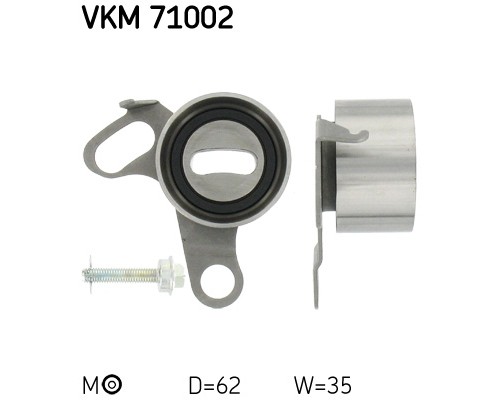 Ролик натягувача ременя SKF VKM 71002