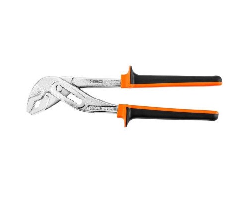 Кліщі Neo Tools трубні, переставні, діапазон 10-45 мм, CrV, 250мм (02-401)