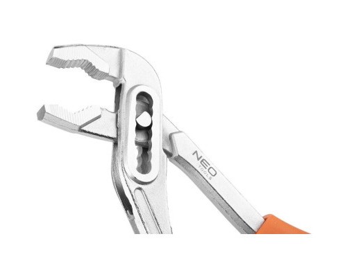 Кліщі Neo Tools трубні, переставні, діапазон 10-45 мм, CrV, 250мм (02-401)