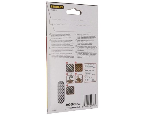 Сітка абразивна Stanley шліфувальна, 100х165 мм, 3 листи, 80 мкм для KA280, BEW200 (STA39092)