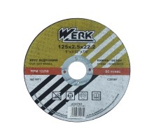 Круг відрізний Werk по каменю 125х2,5х22,2мм (90432)