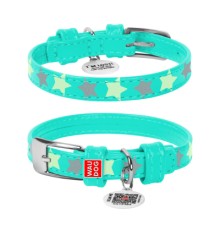 Нашийник для тварин WAUDOG Glamour з QR паспортом 