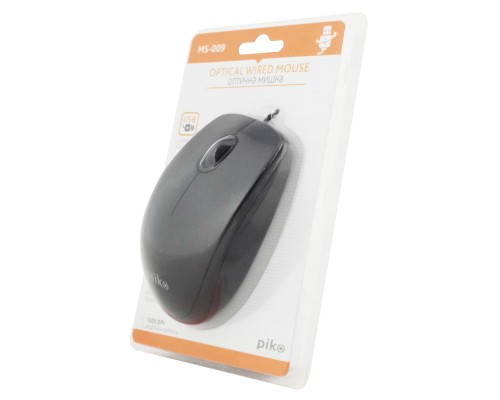 Мишка Piko MS-009 USB Black (1283126467158)