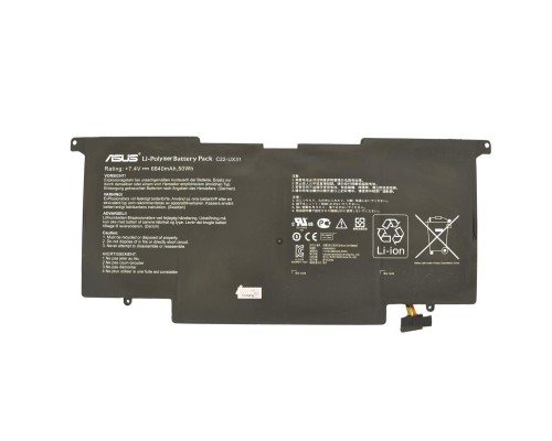 Акумулятор до ноутбука Asus ZenBook UX31A C22-UX31, 6840mAh (50Wh), 6cell, 7.4V, Li-Pol, black AlSoft (A47782)