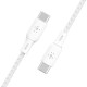 Дата кабель USB-C to USB-C 3.0m 100W white Belkin (CAB014BT3MWH)