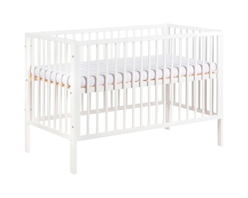 Ліжечко Klups Frank 120 х 60 см Біле (FRANK2)