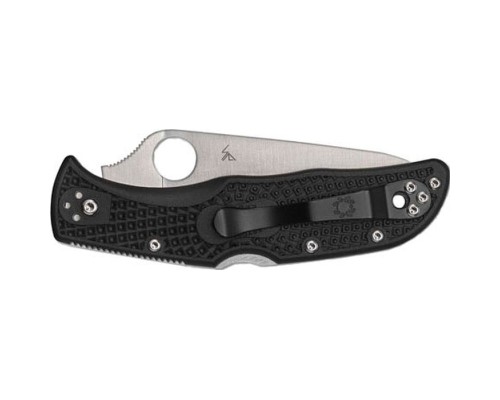 Ніж Spyderco Endela Thin Red Line Serrated (C243FPSBKRD)
