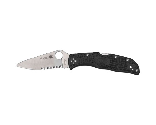 Ніж Spyderco Endela Thin Red Line Serrated (C243FPSBKRD)