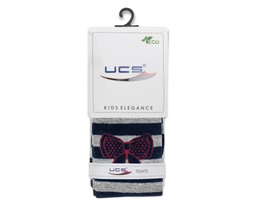 Колготки дитячі UCS Socks з бантом (M0C0301-2183-7G-black)
