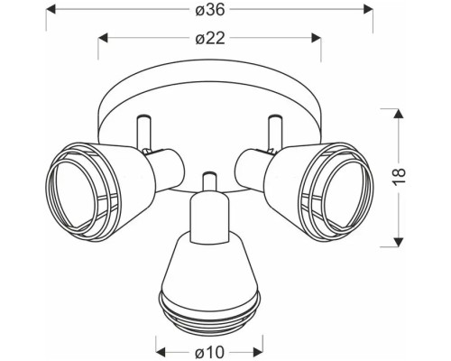 Спот Candellux 98-83111 Neria (98-83111)
