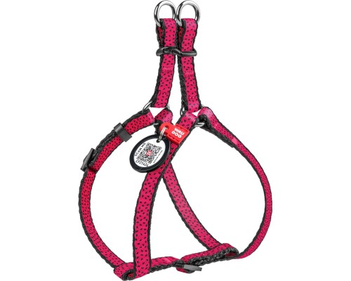 Шлея для собак WAUDOG Nylon з QR паспортом анатомічна 