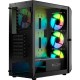 Корпус для ПК Logic concept PORTOS MESH+GLASS ARGB fans 4x120mm BLACK (AT-PORTOS-10-0000000-0002)