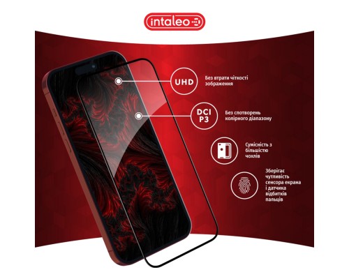 Скло захисне Intaleo Full Glue Apple iPhone 15 Pro Max (1283126575457)