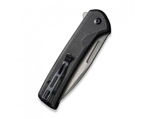 Ніж Civivi Conspirator Stonewash Black Micarta (C21006-1)