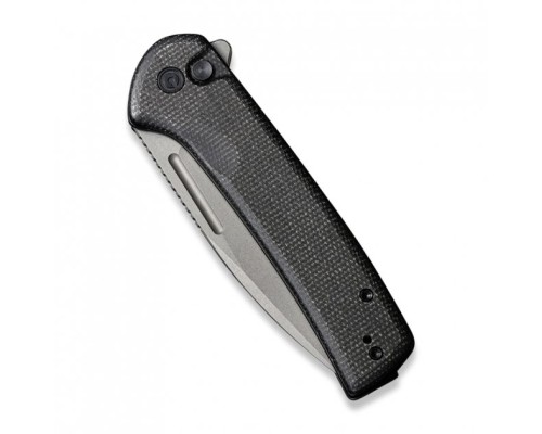 Ніж Civivi Conspirator Stonewash Black Micarta (C21006-1)