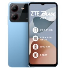 Мобільний телефон ZTE Blade A54 4/128GB Blue (1011467)