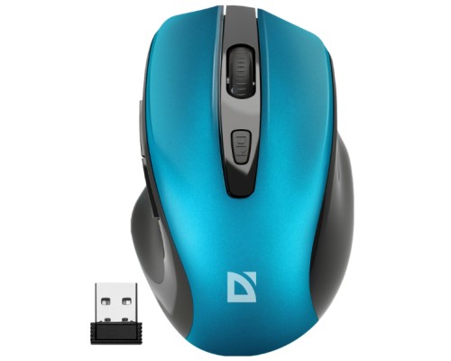 Мишка Defender Prime MB-053 Silent Wireless Turquoise (52054)
