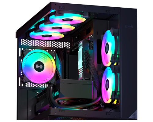 Кулер до корпусу PcCooler F3 T120 ARGB Black
