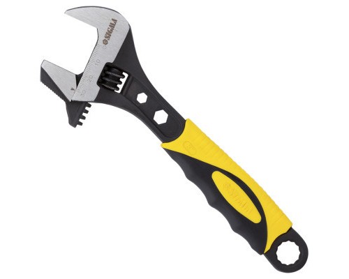 Ключ Sigma розвідний з переставною губкою 200мм, 0-30мм CrV (TPR) (4100921)