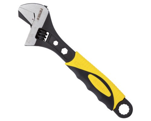 Ключ Sigma розвідний з переставною губкою 200мм, 0-30мм CrV (TPR) (4100921)