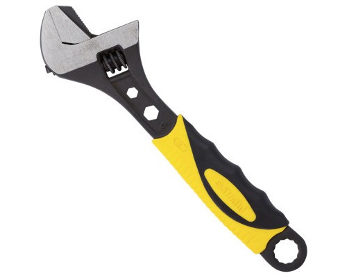 Ключ Sigma розвідний з переставною губкою 200мм, 0-30мм CrV (TPR) (4100921)