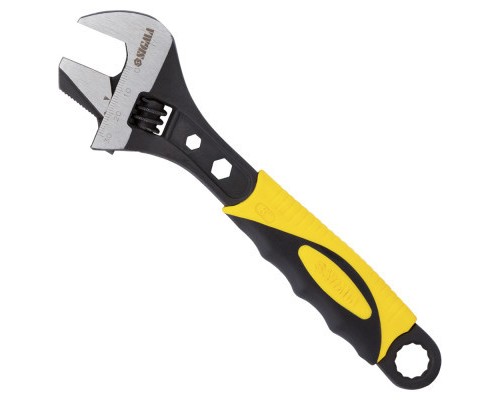 Ключ Sigma розвідний з переставною губкою 200мм, 0-30мм CrV (TPR) (4100921)