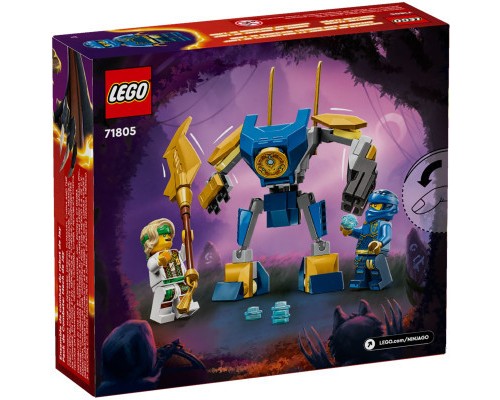 Конструктор LEGO NINJAGO Бойовий набір робота Джея 78 деталей (71805)