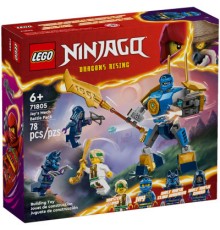 Конструктор LEGO NINJAGO Бойовий набір робота Джея 78 деталей (71805)