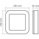 Світильник Videx ART IP65  15W 5000K Black (VL-BHFS-155B)