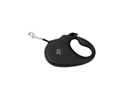 Повідок для собак Collar стрічка S до 15 кг 5 м чорний (81241)