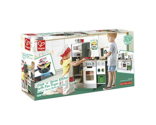 Ігровий набір Hape Дитяча кухня з обладнанням та продуктами (E3178)