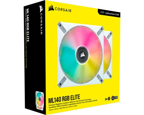 Кулер до корпусу Corsair ML140 RGB Elite Premium Dual Pack (CO-9050119-WW)