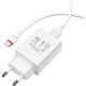Зарядний пристрій BOROFONE BA21A Long journey single port QC3.0 charger set (Type-C) White (BA21ACW)