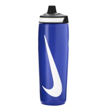 Пляшка для води Nike Refuel Bottle 24 OZ блакитний, чорний, білий 709 мл N.100.7666.492.24 (887791745323)