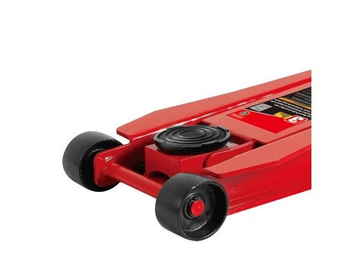 Домкрат GTM підкатний 3т,низькопрофільний (85-610мм) подвійна помпа (TZ830009)