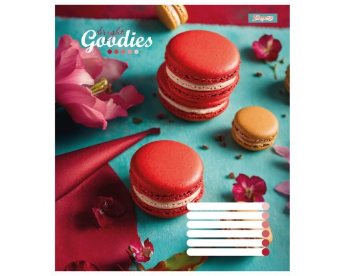 Зошит 1 вересня А5 1В Bright goodies 60 аркушів клітинка (767393)