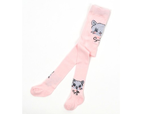 Колготки дитячі UCS Socks з котиком (M0C0301-2457-6-12G-pink)